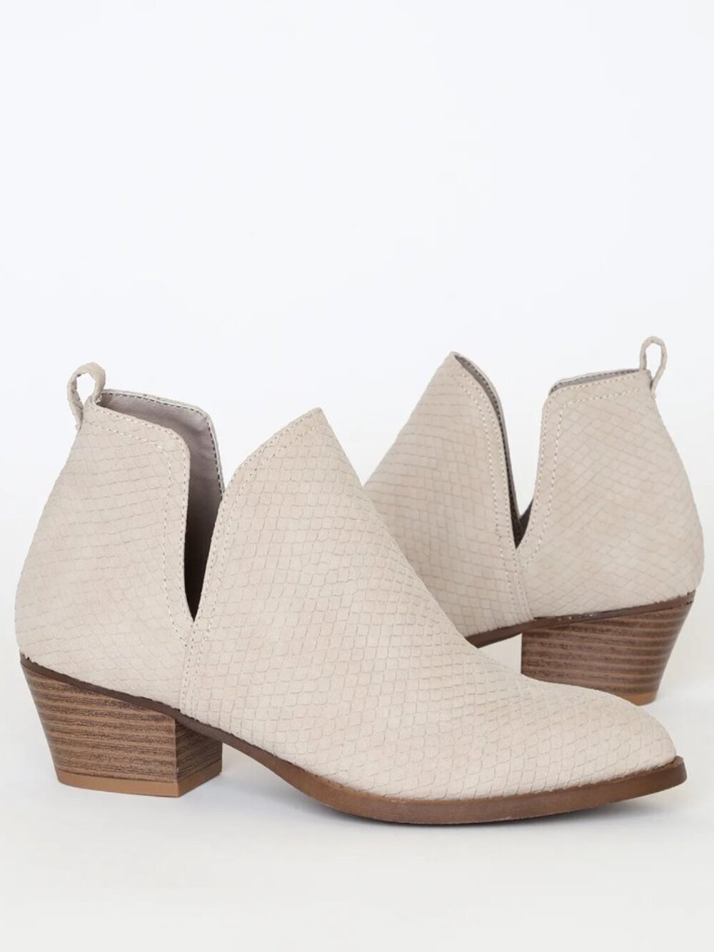 Nude Ankle Booties